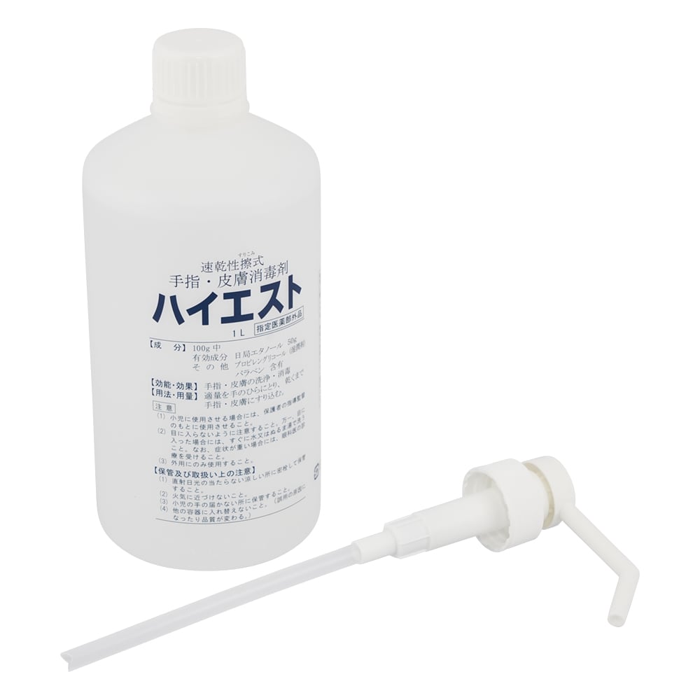 Hand and skin disinfectant, Hyest, no holder, 1L, 1 bottle