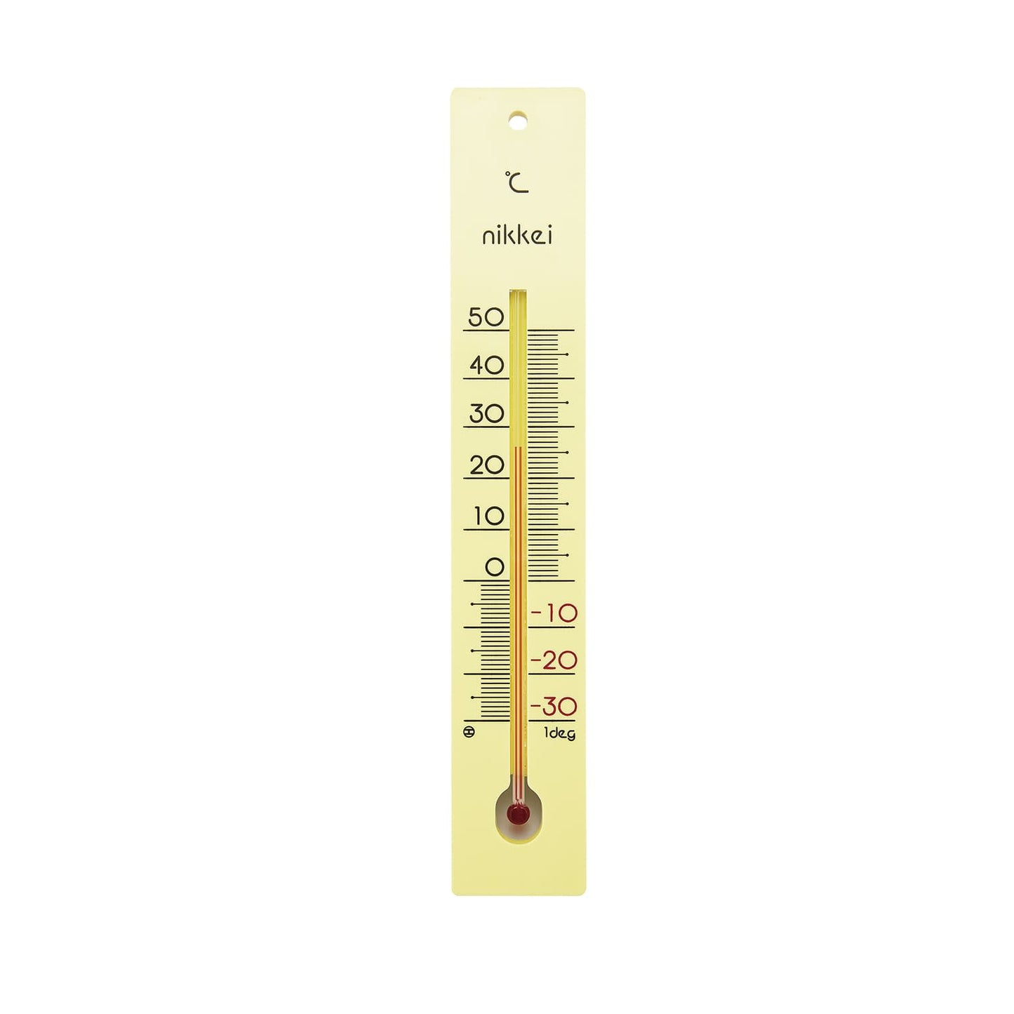 Thermometer (for general use) General-purpose thermometer 06-3095-00 Nippon Keiryoki Kogyo Namiita (250MM)-30-50°C