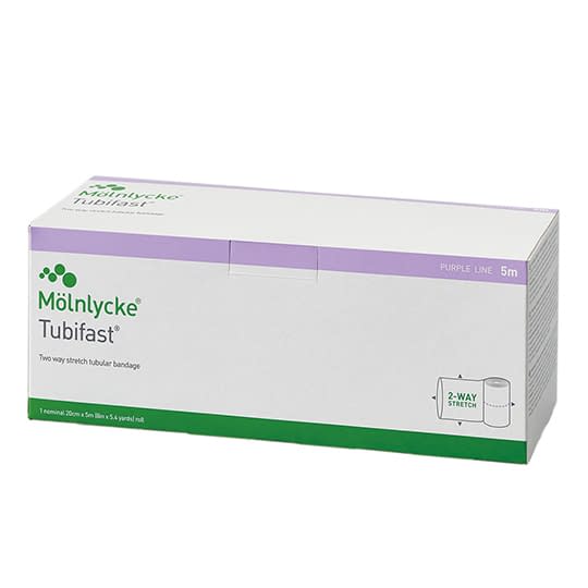 チュビファースト2－WAY(パープル チューブ包帯 22-2200-04 チュビファースト 21CMX5M
