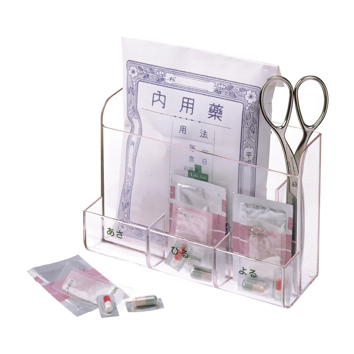 くすり整理ポケット おくすりケース 19-7220-00 シンコハンガー W180XD68XH120MM