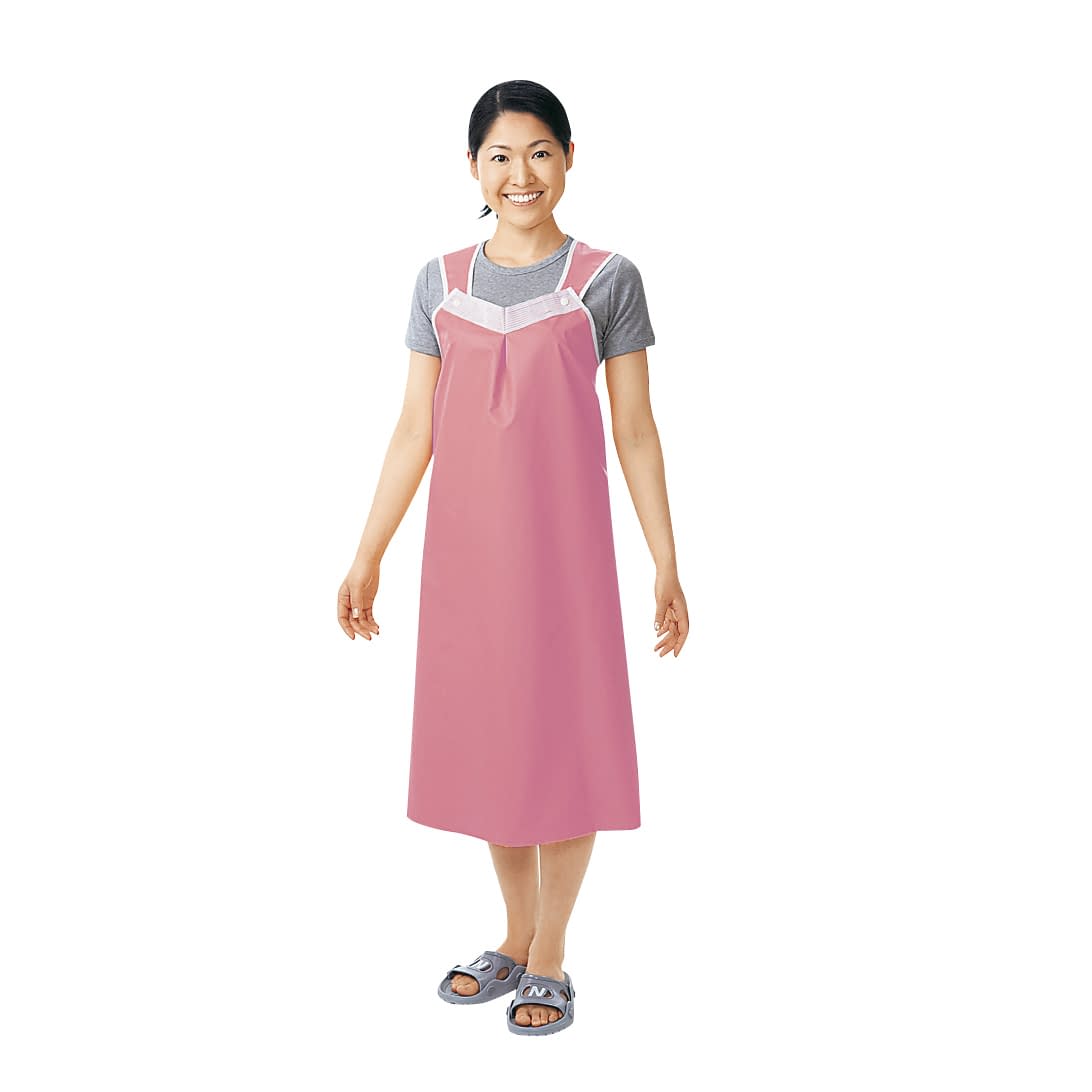 하비너스 경쾌한 개조용 앞치마 여성용 입욕 개조용 앞치마 23-2597-01 하비너스 1005916(핑크) 쇼트