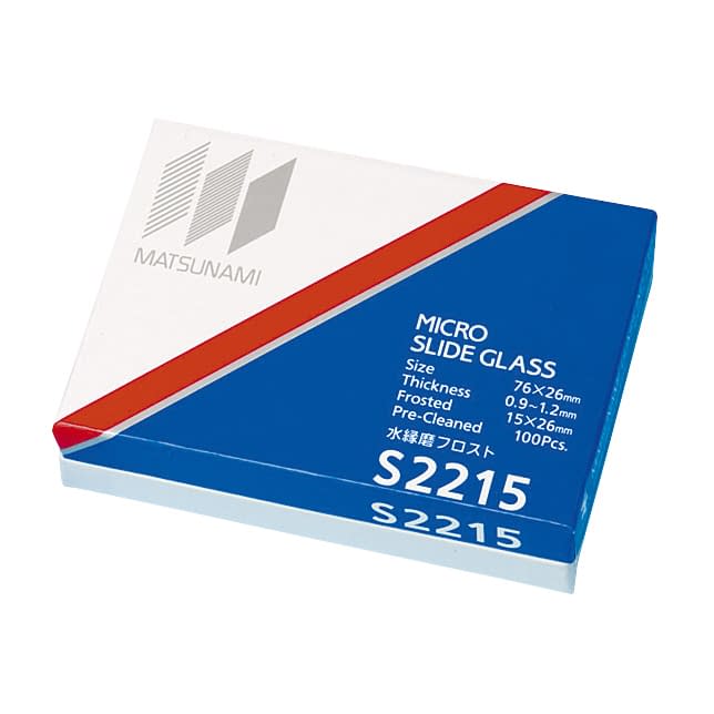 Slide glass Water-polished frosted slide glass 24-9021-00 Matsunami Glass Industry S022150 (100mm) T1.0