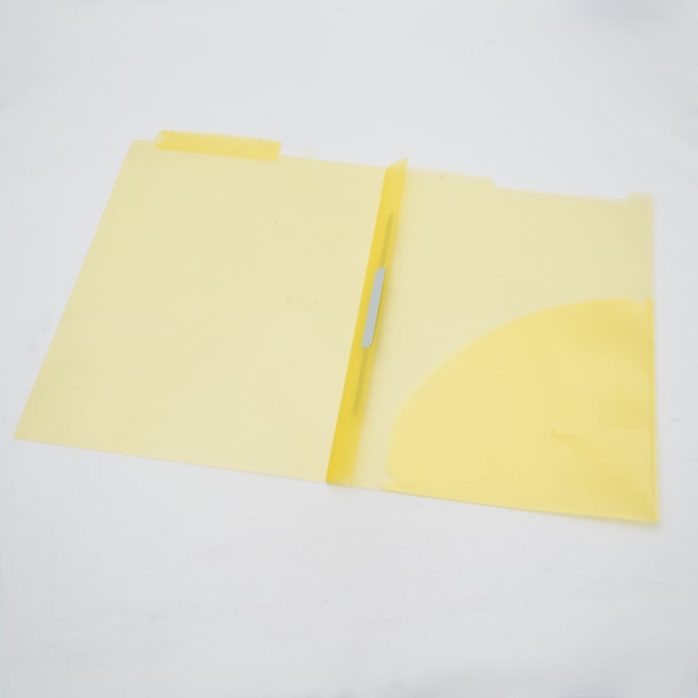 カラーカルテフォルダー クリスタルイエロー 1箱（50枚入）　HK732U-17 1箱(50枚入)