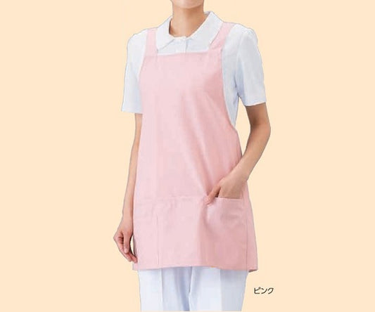 エプロンG （ショート丈／フリーサイズ） ピンク　3008 1枚