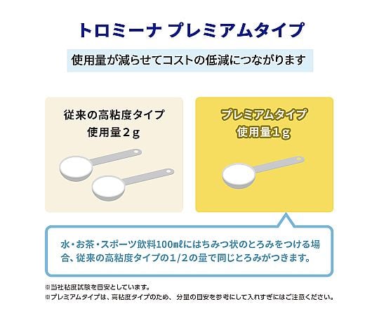 トロミーナ（粘度調整食品）プレミアムタイプ 1kg 1g/パック