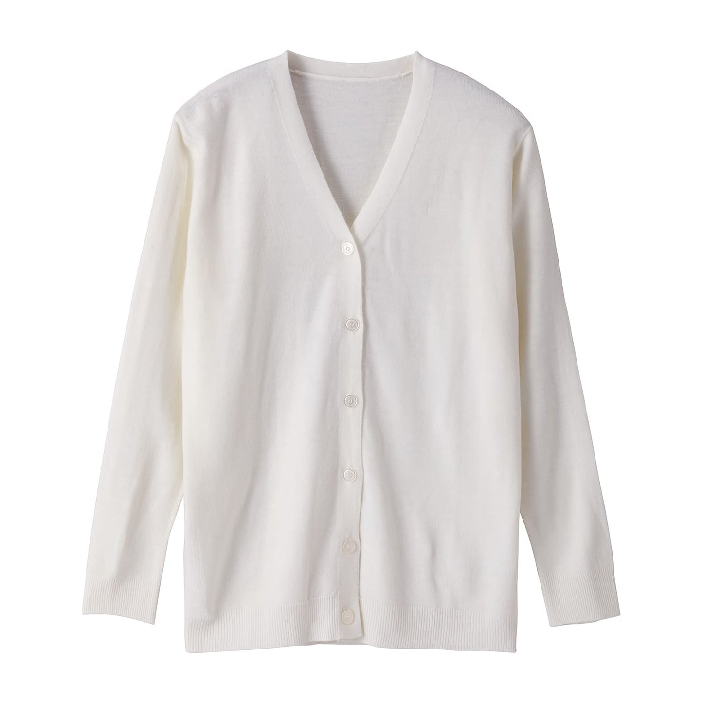 Matsuyoshi Cardigan Long Nurse Wear 25-4019-0003 L Matsuyoshi MY-NS1210W (White)