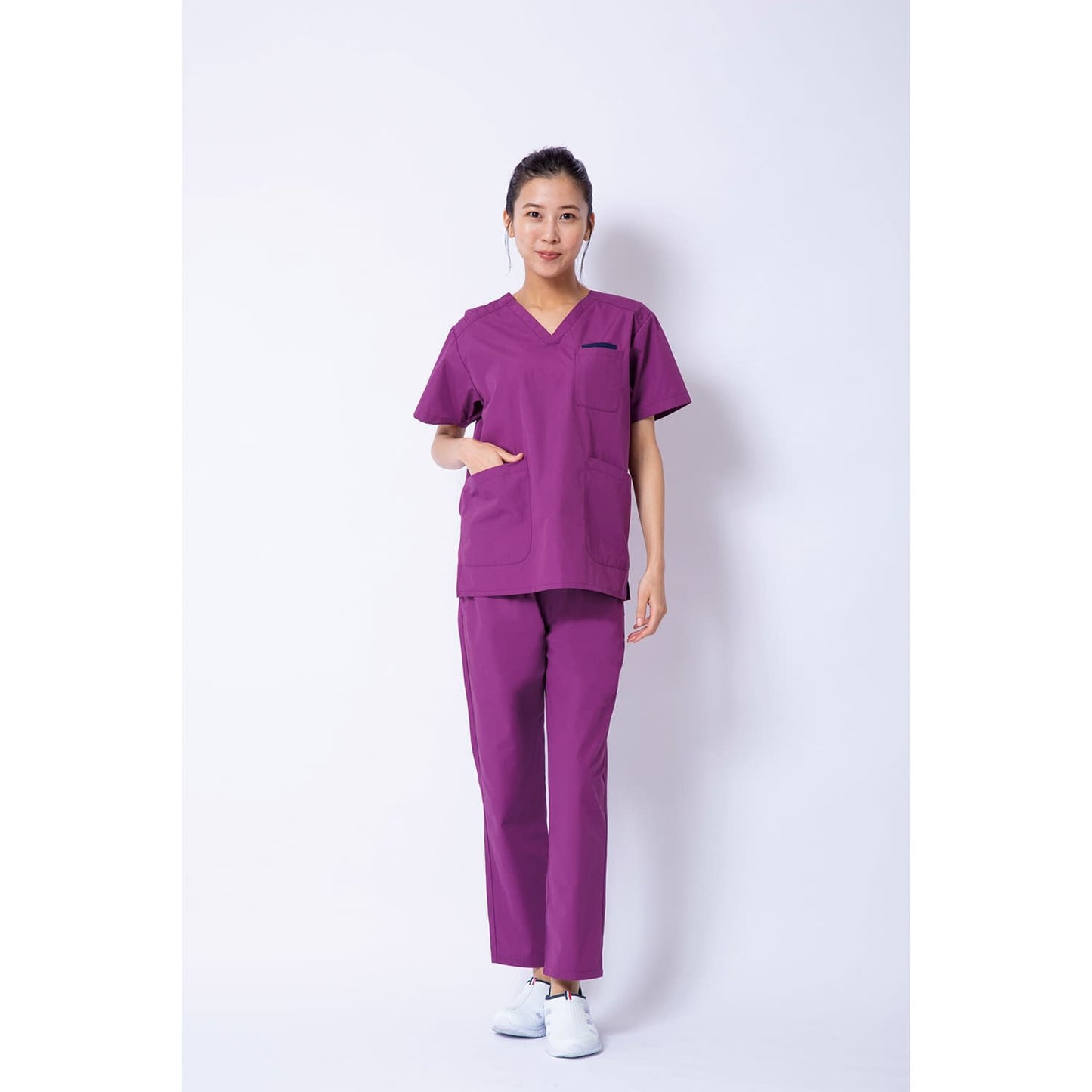 마쓰요시 스크럽 팬츠 SS, S, M, L, LL, 3L 진찰 의상 25-4079-0303 M 마츠요시 MY-NS0830GG