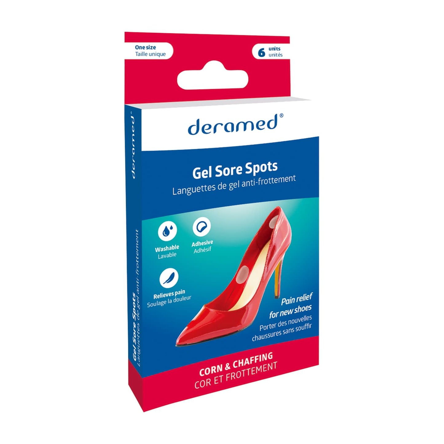 靴用ゲルクッション フットケア用品 25-5129-00 フレスコインターナショナル社 F-00049-07C(6マイイリ)