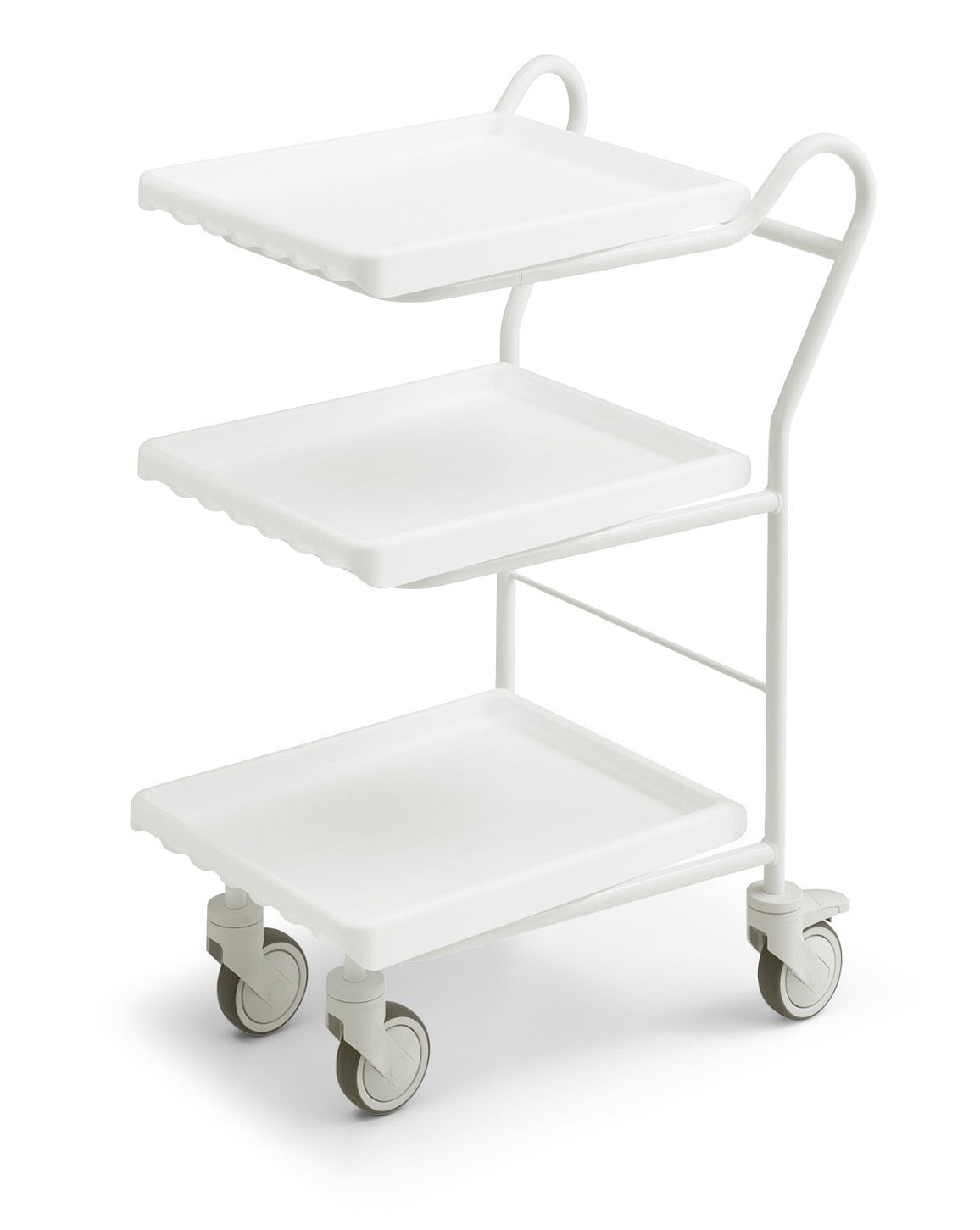 Cart Mobina 3-tier (white tray) 25-4094-00 Matsuyoshi HP-MB309A