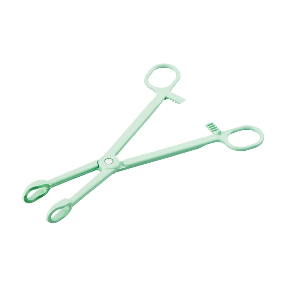 Plastic disinfectant forceps, green, 185mm, 1 piece