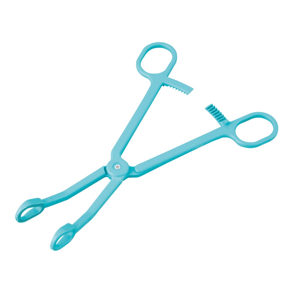 プラスチック消毒鉗子 グリーン 180mm　TK-PBR 1個