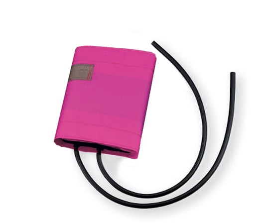 GearFree Aneroid Sphygmomanometer Cuff Set [with Rubber Bag, Tycos Type] Magenta 1 pc