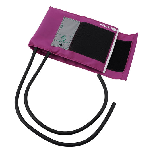 GearFree Aneroid Sphygmomanometer Cuff Set [with Rubber Bag, Tycos Type] Magenta 1 pc