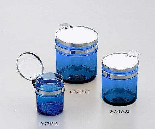 Multi-purpose jar (glass) 125mL, blue, 1 piece