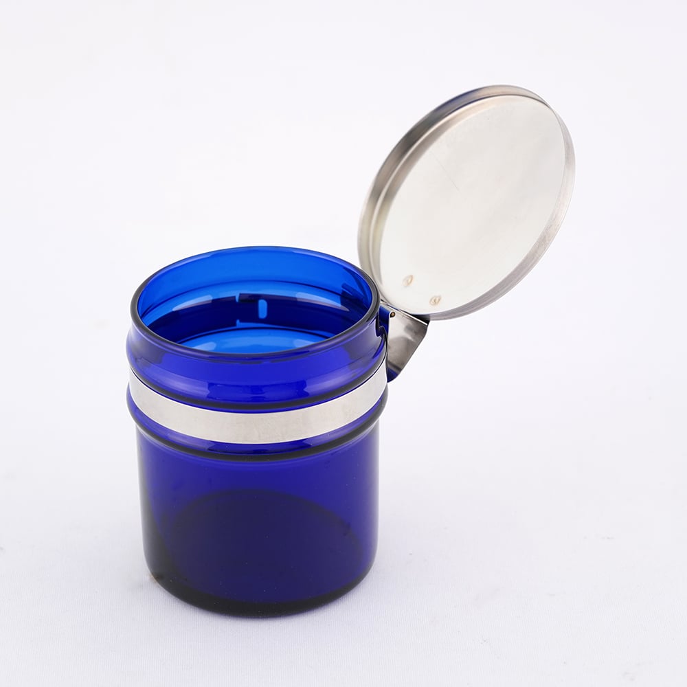 Multi-purpose jar (glass) 125mL, blue, 1 piece