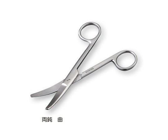 Surgical scissors double blunt curved B022-0305 1 piece