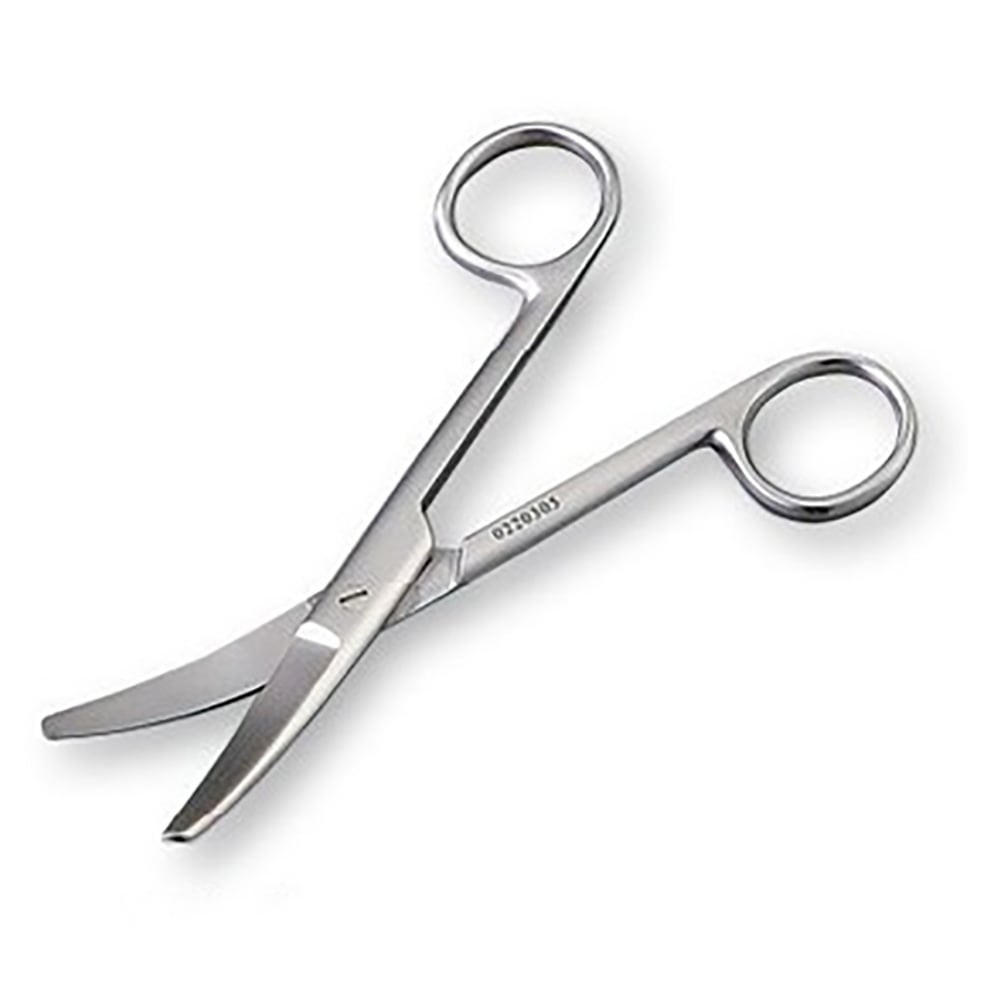 Surgical scissors double blunt curved B022-0305 1 piece