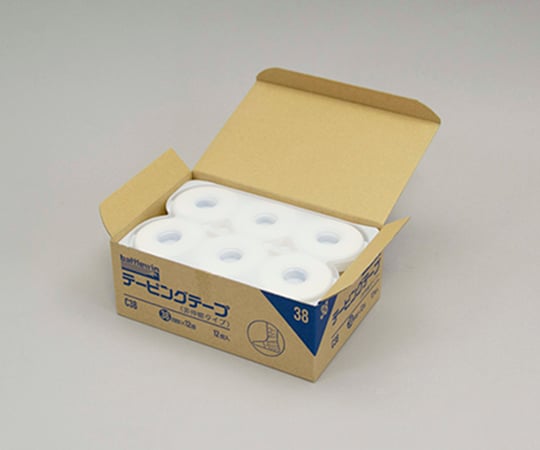 テーピングテープ［非伸縮］ 12巻入　C-38 1箱(12巻入)