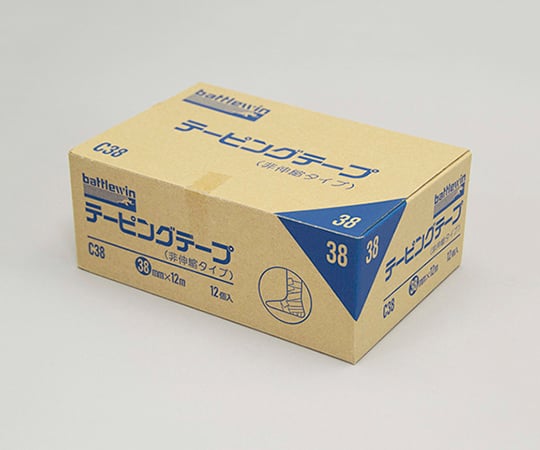 テーピングテープ［非伸縮］ 12巻入　C-38 1箱(12巻入)