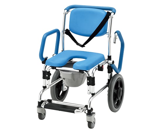 コンフォートシャワーキャリアー　可動式ひじ掛付き（ブルー）　HT6130 1個