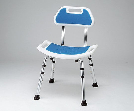 Square shower chair with mat (with backrest) HS4254 1 piece