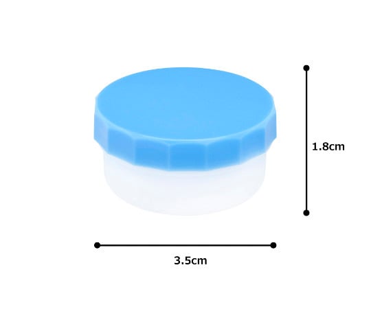 Plastic ointment bottle (deep type) 11mL 100 pieces Blue 10 1 box (100 pieces)