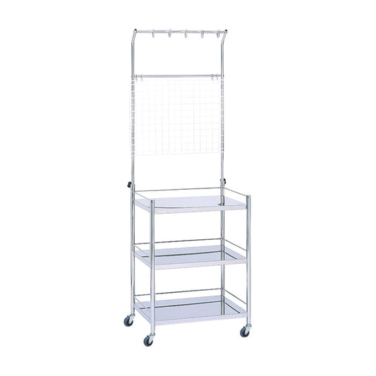 マツヨシ点滴処置台三段 作業台(混注用) 20-3535-00 MATSUYOSHI MY-1068