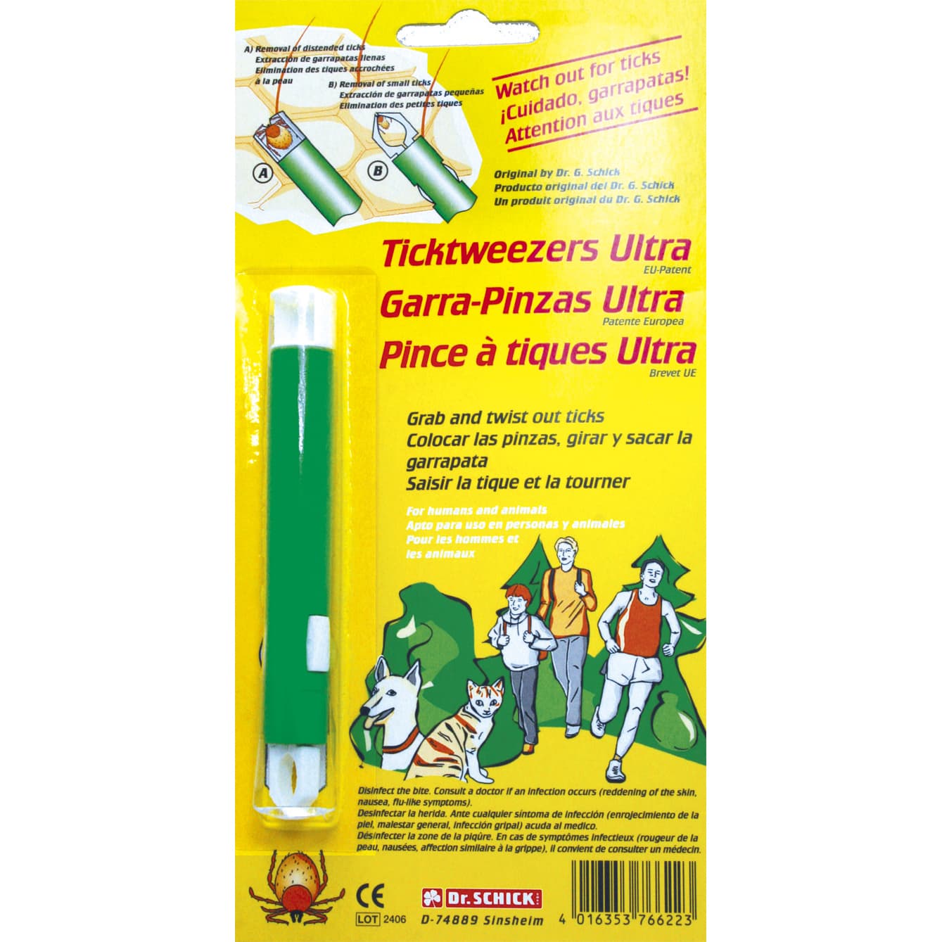 ティックツウィーザー・ウルトラ ダニ除去器 23-3879-00 飯塚カンパニー TU-011(ケイ15X109MM)