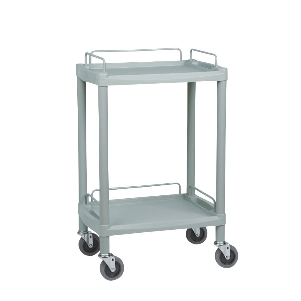 클래식 카트 2단(조립식) 카트(수지제) 23-5300-00 Matsuyoshi Y-101E(그레이)