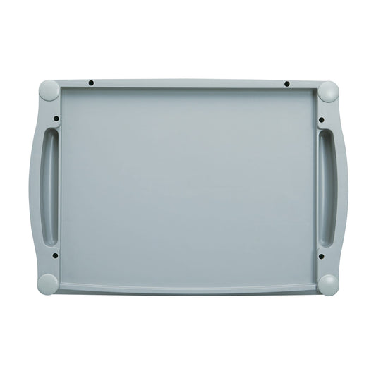 クラシックカート二段・引出付(組立式 カート(樹脂製) 23-7339-00 Matsuyoshi Y-201G(グレー)ワイド