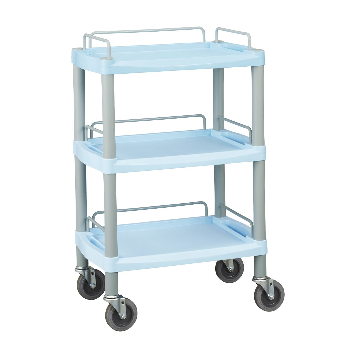 클래식 카트 3단(조립식) 카트(수지제) 23-7315-00 Matsuyoshi Y-101FB(블루)