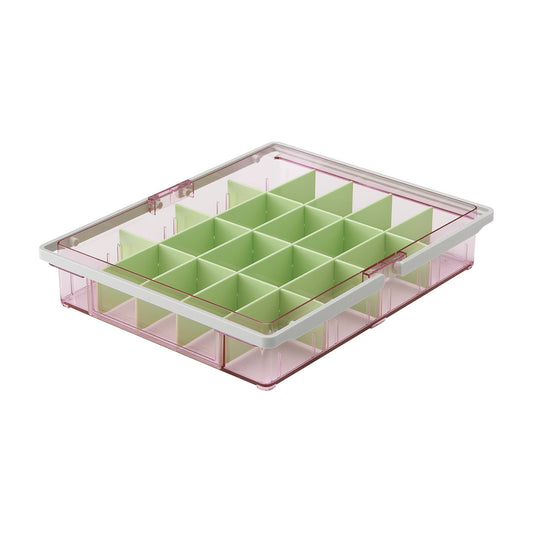 투약 상자 (20 인용) 칸막이 타입 20 인용 산약 트레이 23-6690-02 야마자키 산업 핑크