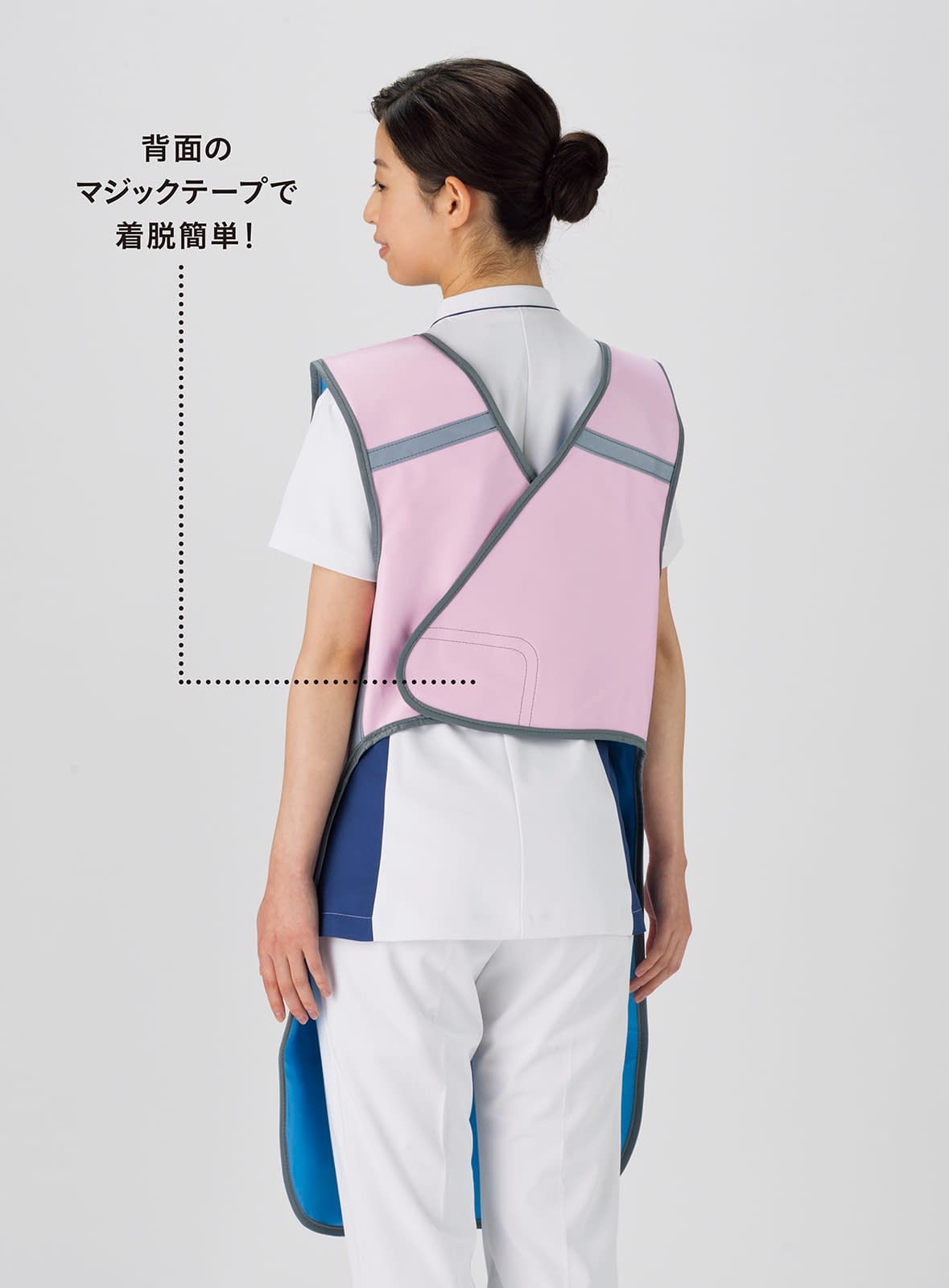 マツヨシ放射線防護用エプロン X線防護用前掛 24-3345-01 MATSUYOSHI MY-NS0400L(L)