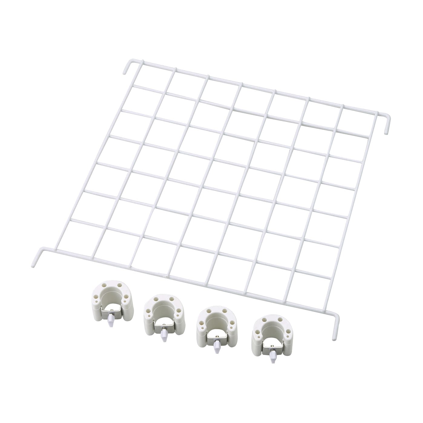 PPE rack for round carts Hanger net Hanger net Cart option 24-3314-00 MATSUYOSHI MY-1285