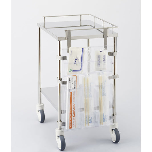 マツヨシワゴンポケットクリアータイプ カート用オプション 24-3312-00 マツヨシ SG-PK04