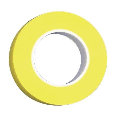 기기 식별용 컬러 테이프 라벨(멸균 자재) 24-3403-0005 황 SALWAY T-125(3.2MMX7.61M)