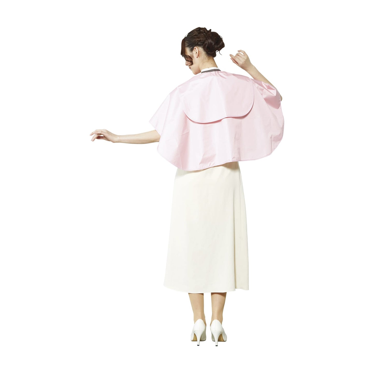 Rubber Neck Cape II Shampoo Cape 24-4025-01 Wako 3791-4 (Pink)