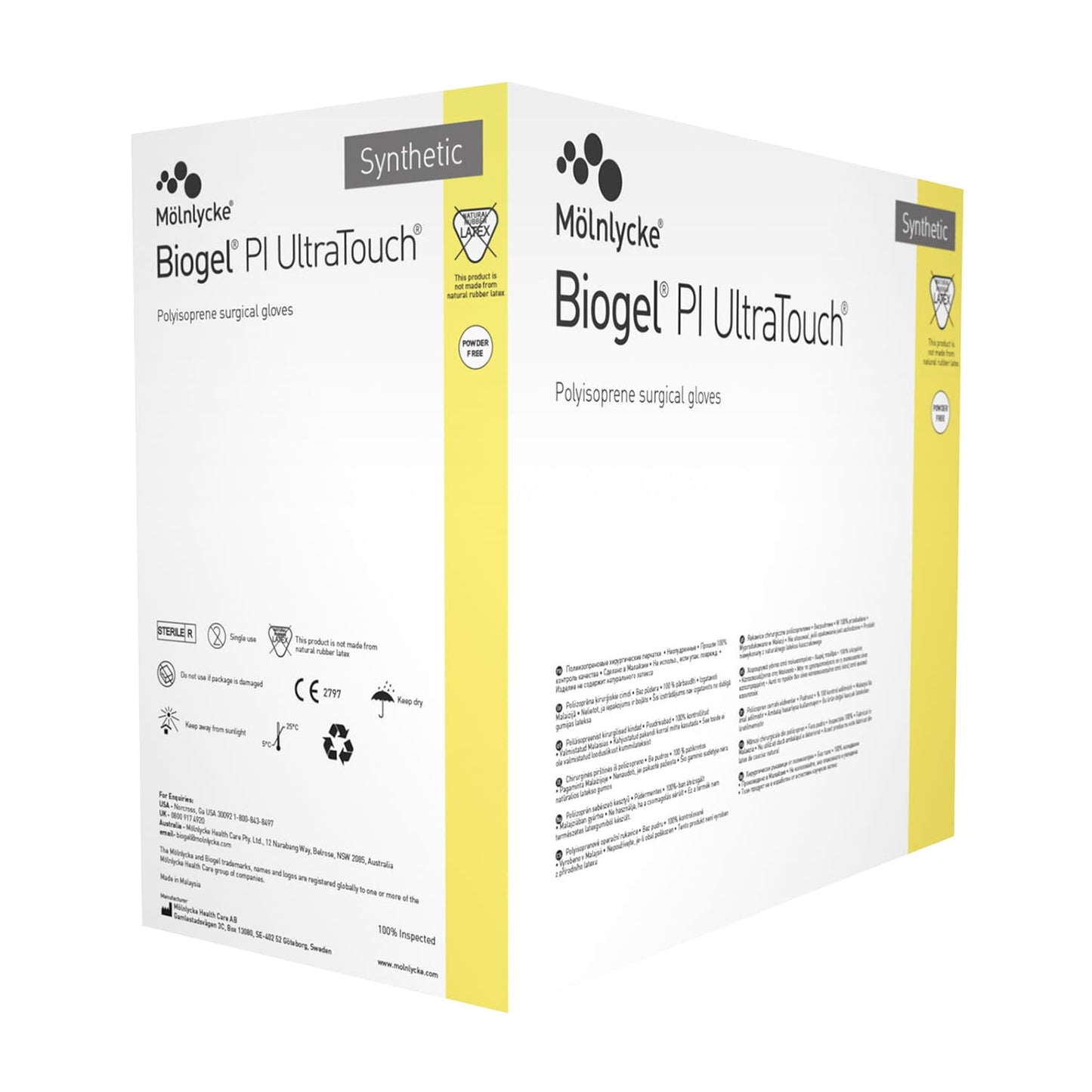 바이오 젤 PI 울트라 터치 수술 장갑 23-7241-06 바이오 젤 40980 (8.0) 50 소위