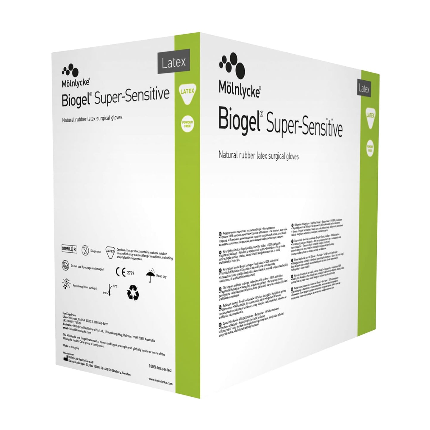 バイオジェル スーパーセンシティブ 手術用手袋 23-7239-02 バイオジェル 82560(6.0)50ソウイリ