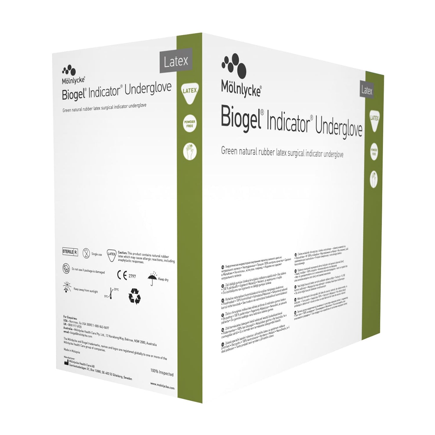 인디케이터 언더글로브 수술용 장갑 23-7240-04 바이오젤 9931270(7.0)50 소위리