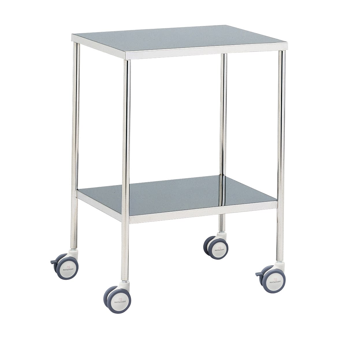 Instrument table without handrails (φ75mm silent) Cart (instrument table) 01-2260-10 MATSUYOSHI MY-1006B(600X450X830