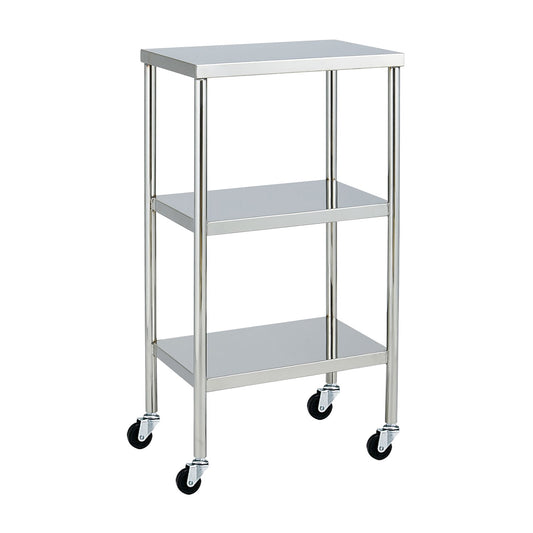 Instrument stand, 3 shelves, no handrails (φ50mm) No handrails Cart 01-2245-07 MATSUYOSHI MY-1018A(450X300X825