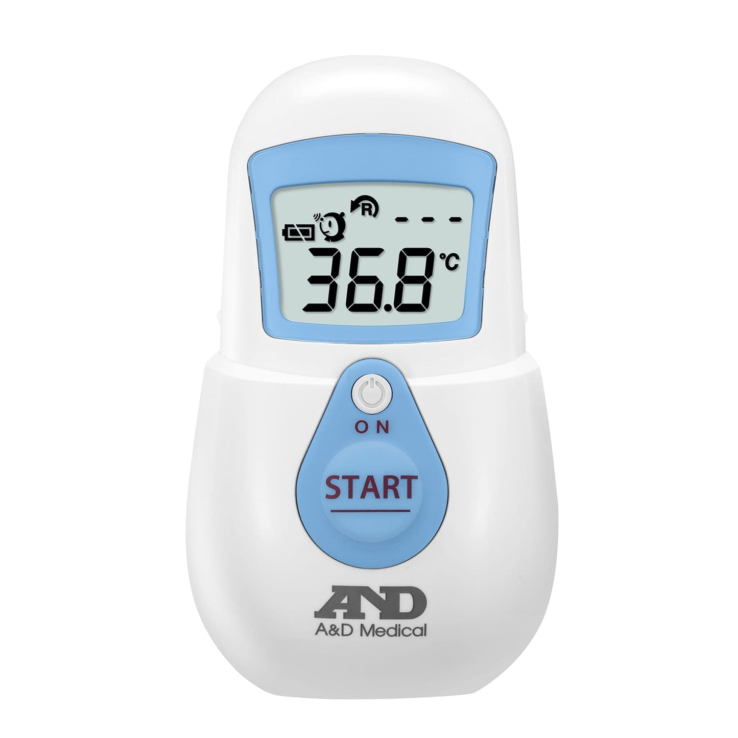 非接触体温計 でこピッと 24-4180-00 エー・アンド・デイ UTR-701A-JC(ブルー)