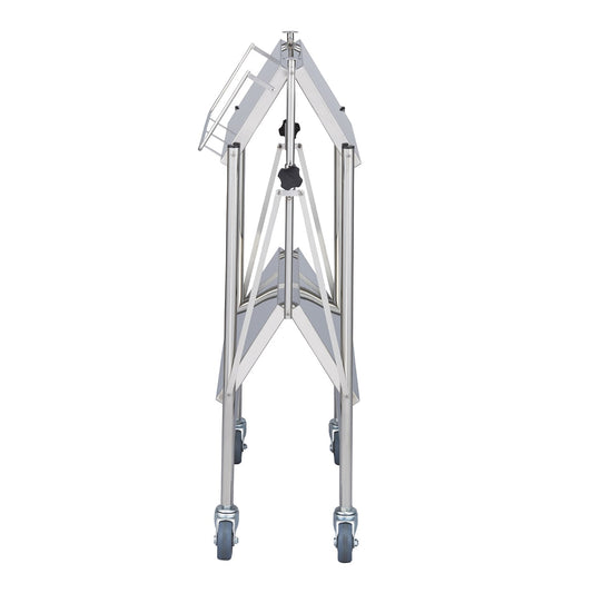 Folding instrument table (self-supporting, 2-step, with handrails) Cart (folding) 24-5063-00 MATSUYOSHI MY-1582 (600X450X800)