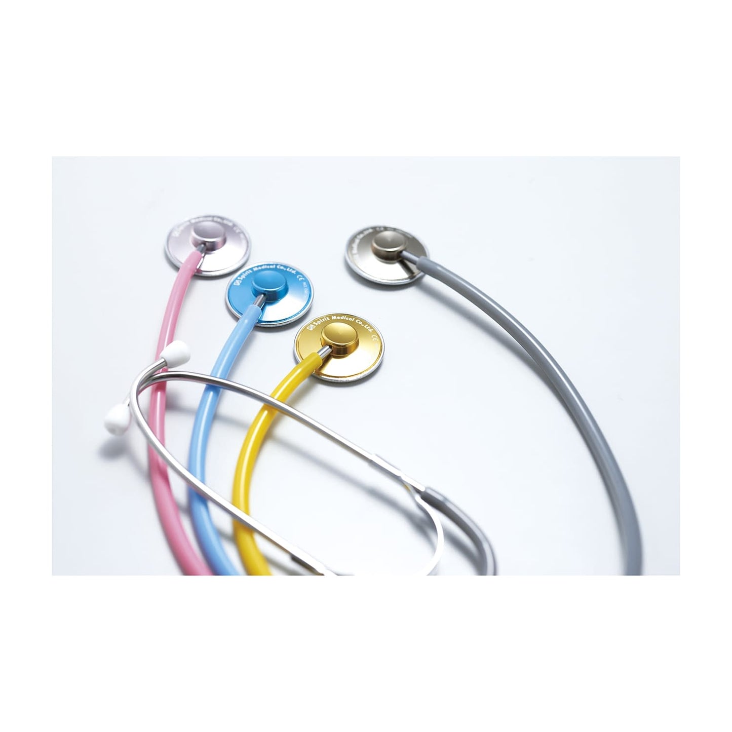 Spirit聴診器 エコノミーS ステート 24-5002-02 Spirit Medical CK-A603AT(ピンク)