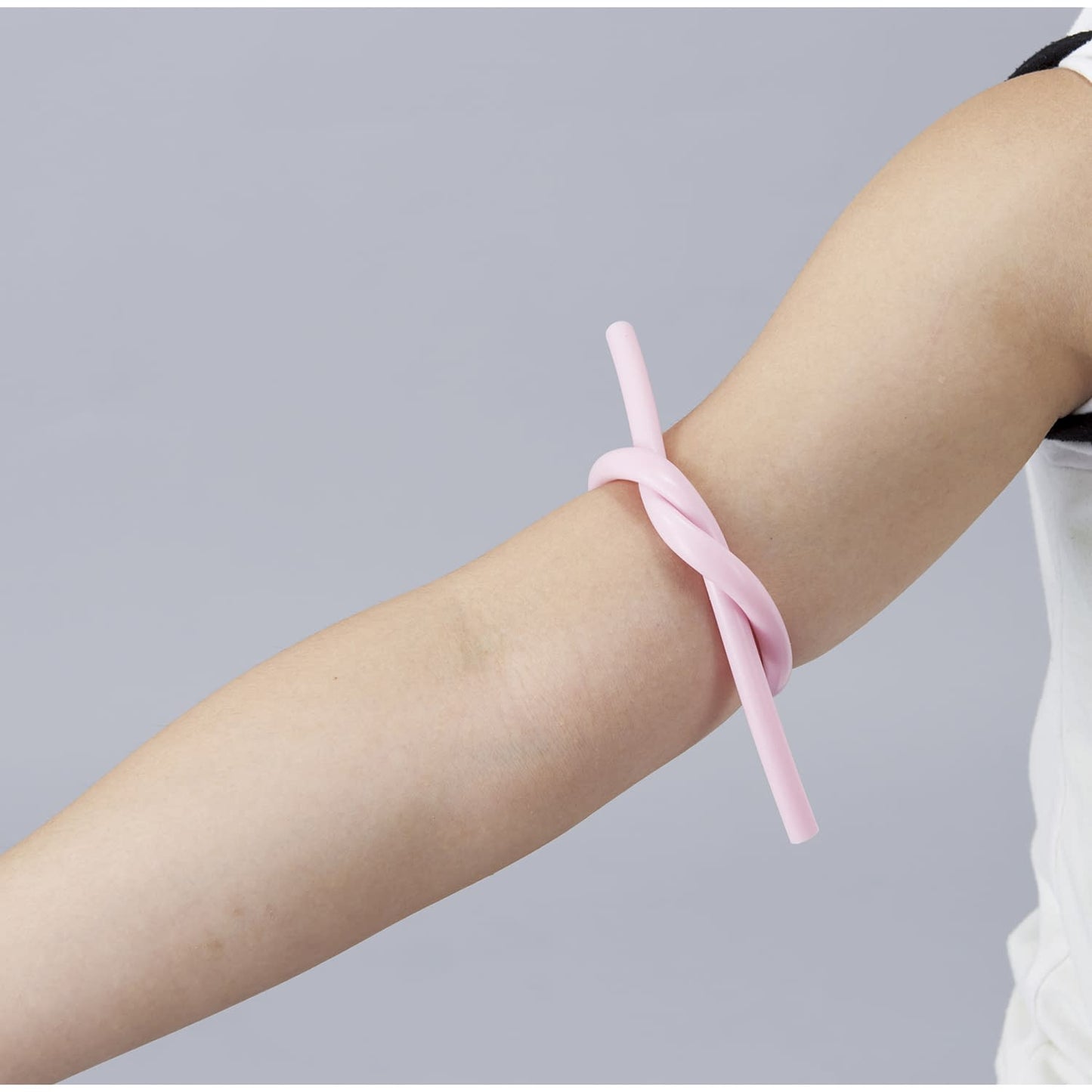 Matsuyoshi Silicone Tourniquet (for Children) Tube Only (400mm) Tourniquet (Non-Latex) 24-5021-0101 Pink MATSUYOSHI MY-5756 (Tube Only)