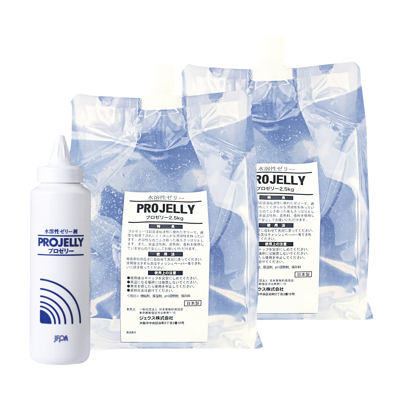 Pro Jelly (Normal Type) Jelly for Ultrasound Diagnosis 12-2027-03 JEX 5KG (2.5KGX2)
