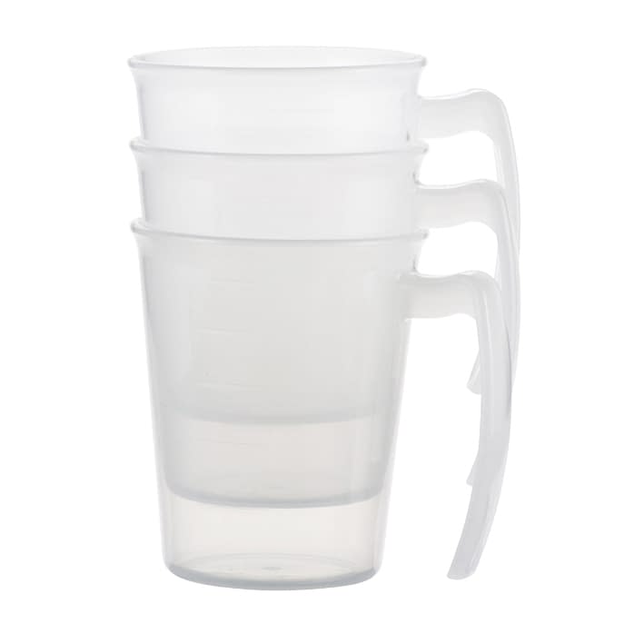 Stacking cup with handle, mug (for nursing care) 24-4928-00 Komori Resin Blue (300ML)