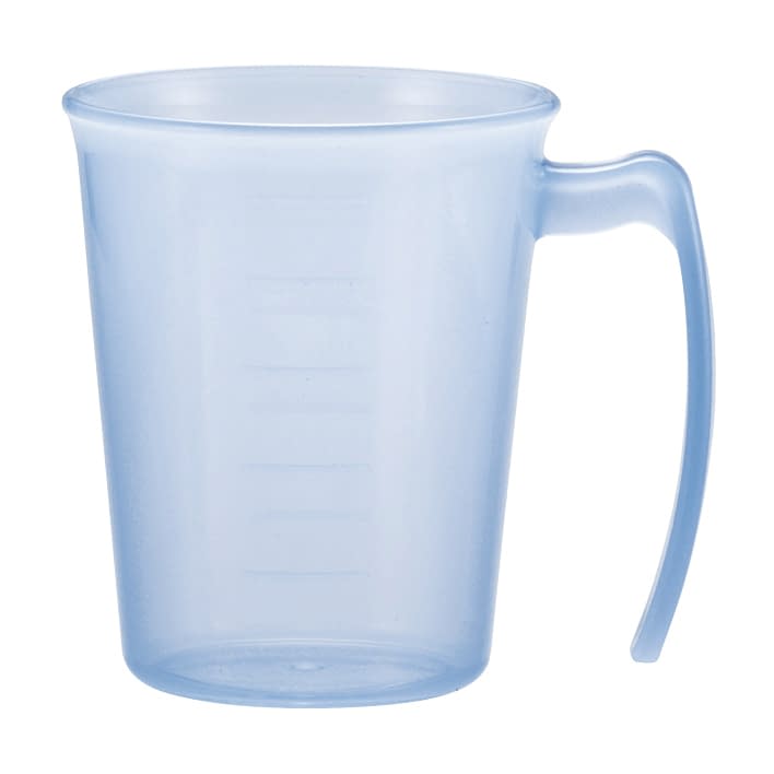 Stacking cup with handle, mug (for nursing care) 24-4928-00 Komori Resin Blue (300ML)