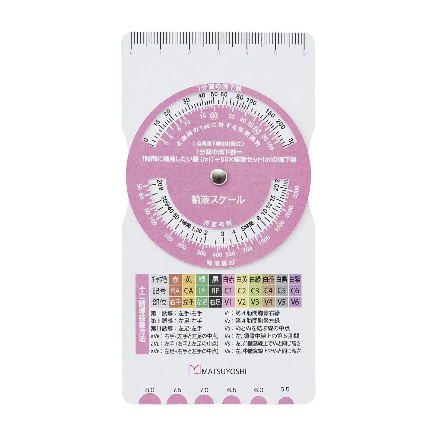 Matsuyoshi Infusion Scale 24-7549-00 MATSUYOSHI MY-NS0325P (Pink)